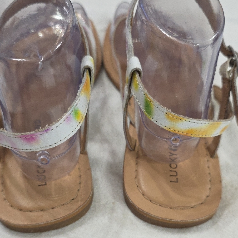 Lucky Brand Women's Multicolor Sandals  Buckles Beachy Summer Sz 9? EUC READ - Picture 8 of 14